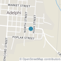 Map location of 12016 Gay St, Adelphi OH 43101