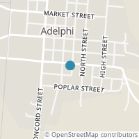 Map location of 11932 Gay St, Adelphi OH 43101