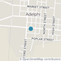 Map location of 11870 Gay St, Adelphi OH 43101
