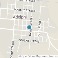 Map location of 19243 North St, Adelphi OH 43101