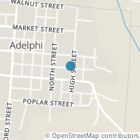 Map location of 19259 High St, Adelphi OH 43101