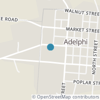 Map location of Main St, Adelphi OH 43101