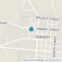Map location of 19350 Patterson St, Adelphi OH 43101