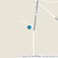 Map location of 5099 Frankfort Clarksburg Pike, Clarksburg OH 43115