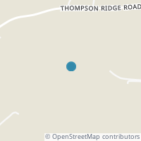 Map location of 16549 Thompson Ridge Rd, Laurelville OH 43135