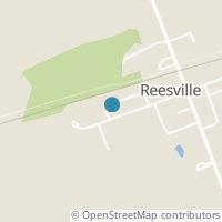 Map location of 172 Jordan St, Reesville OH 45166
