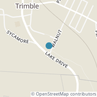 Map location of 19251 Lake Dr, Trimble OH 45782