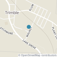 Map location of 19387 Walnut St, Trimble OH 45782