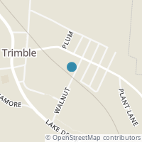 Map location of 19427 Walnut St, Trimble OH 45782