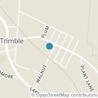 Map location of 19457 Walnut St, Trimble OH 45782