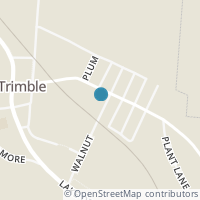 Map location of 19467 Walnut St, Trimble OH 45782