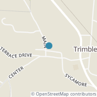 Map location of 10428 W Sycamore St, Trimble OH 45782