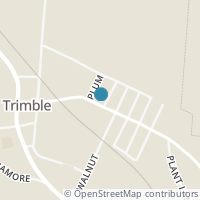 Map location of 19518 Congress St, Trimble OH 45782