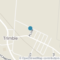 Map location of 19615 Plum St, Trimble OH 45782