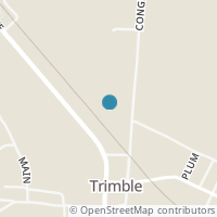 Map location of 10604 Valley St, Trimble OH 45782
