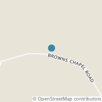 Map location of 1221 Browns Chapel Rd, Clarksburg OH 43115