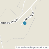 Map location of 42 Oak St, Glouster OH 45732
