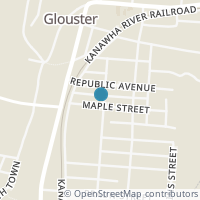 Map location of 20 Monroe St, Glouster OH 45732