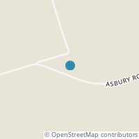Map location of 3383 Asbury Rd, Clarksburg OH 43115