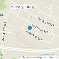 Map location of 147 Grant St, Harveysburg OH 45032