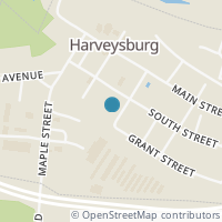 Map location of 183 Frost St, Harveysburg OH 45032