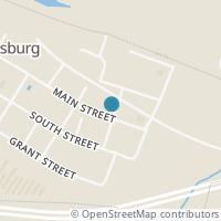 Map location of 393 Main St, Harveysburg OH 45032
