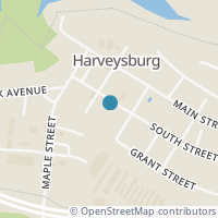 Map location of 54 E South St, Harveysburg OH 45032