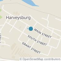 Map location of 194 E Main St, Harveysburg OH 45032