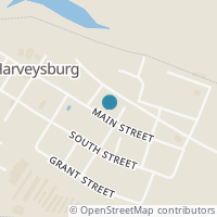 Map location of 265 Main St, Harveysburg OH 45032