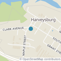 Map location of 116 Maple St, Harveysburg OH 45032