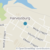 Map location of 78 E Main St, Harveysburg OH 45032