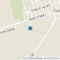 Map location of 10765 6Th St, Clarksburg OH 43115