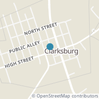Map location of 17331 High St, Clarksburg OH 43115