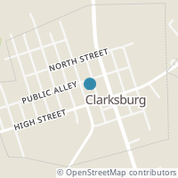 Map location of 10868 3Rd St, Clarksburg OH 43115
