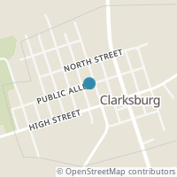 Map location of 10881 3Rd St, Clarksburg OH 43115