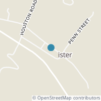 Map location of 8760 Penn St, Glouster OH 45732