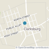 Map location of 10882 3Rd St, Clarksburg OH 43115