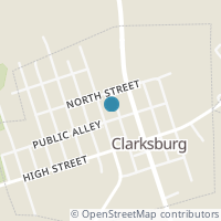 Map location of 10908 3Rd St, Clarksburg OH 43115