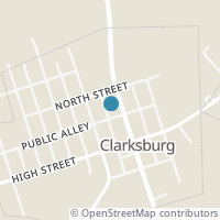 Map location of 10911 Main St, Clarksburg OH 43115
