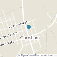 Map location of 10898 Main St, Clarksburg OH 43115