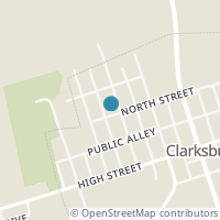 Map location of 4Th At North St, Clarksburg OH 43115