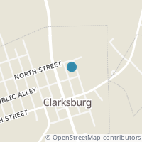 Map location of 10917 Water St, Clarksburg OH 43115