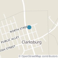 Map location of 10922 Main St, Clarksburg OH 43115