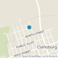 Map location of 10999 3Rd St, Clarksburg OH 43115