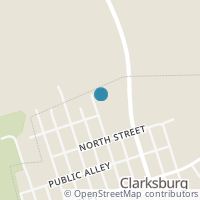 Map location of 11040 3Rd St, Clarksburg OH 43115