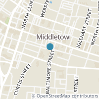 Map location of 16 Baltimore St, Middletown OH 45044