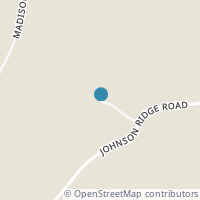 Map location of 5383 Johnson Ridge Rd, Waterford OH 45786
