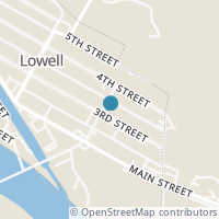 Map location of 198 3Rd St, Lowell OH 45744