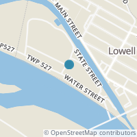 Map location of 160 State St, Lowell OH 45744