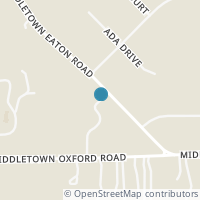 Map location of 2363 Middletown Eaton Rd, Middletown OH 45042